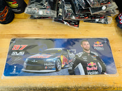 Holden RedBull Racing Shane Van Gisbergen Metal License Plate