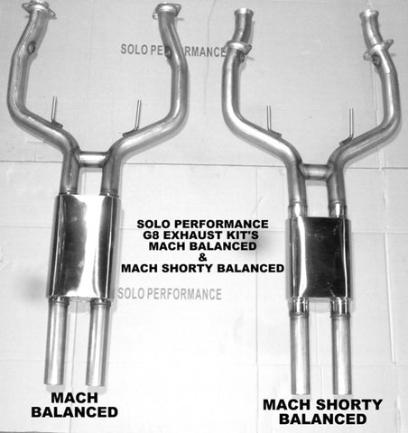 Solo Mach Shorty Balanced CAT Back 08-09 G8