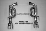 Solo Axle Back Exhaust Kit 08-09 G8