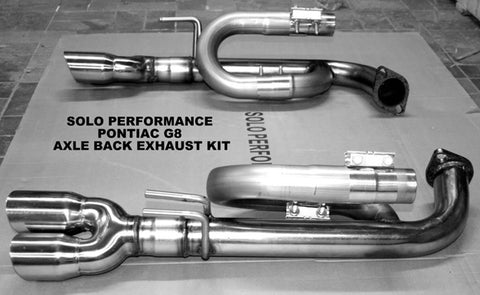 Solo Axle Back Exhaust Kit 08-09 G8