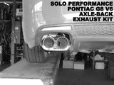 Solo V6 Axle Back Exhaust Kit 08-09 Pontiac G8