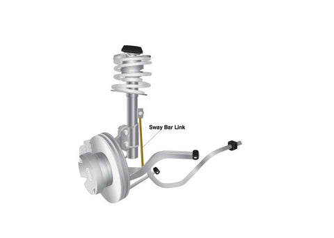 Whiteline 08-09 G8, 11-17 PPV, 14-17 SS Front Sway Bar End Link Assembly H/D Adj Steel Ball