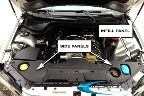 VCM OTR Intake for 08-09 Pontiac G8, 2011 Caprice PPV w/ Side Panels, MAF-Less Version